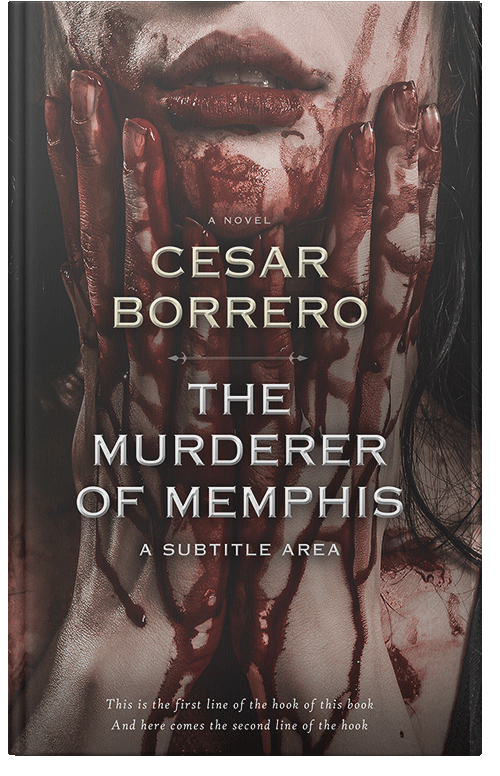 Front view of Premade Mystery & Thriller & Suspense Book Cover - English Walnut