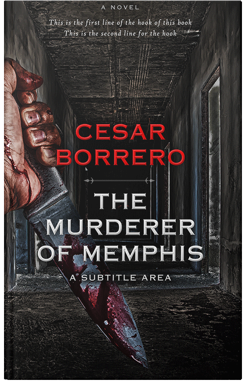 Front view of Premade Mystery & Thriller & Suspense Book Cover - Cod Gray