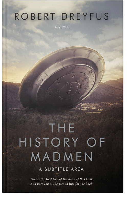 Front view of Premade Science Fiction Book Cover - Foggy Gray