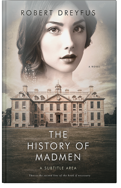 Front view of Premade Mystery & Thriller & Suspense Book Cover - Bison Hide