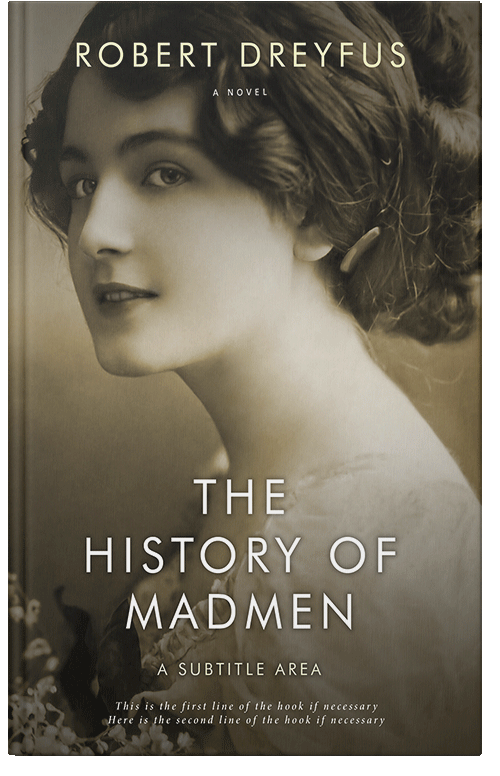 Front view of Premade Historical Book Cover - Mondo