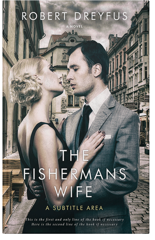 Front view of Premade Romance Book Cover - Outer Space