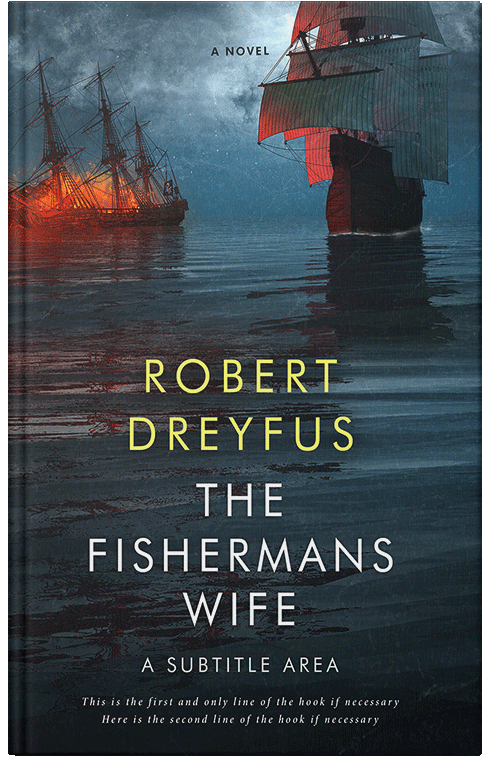 Front view of Premade Historical Book Cover - Ebony Clay