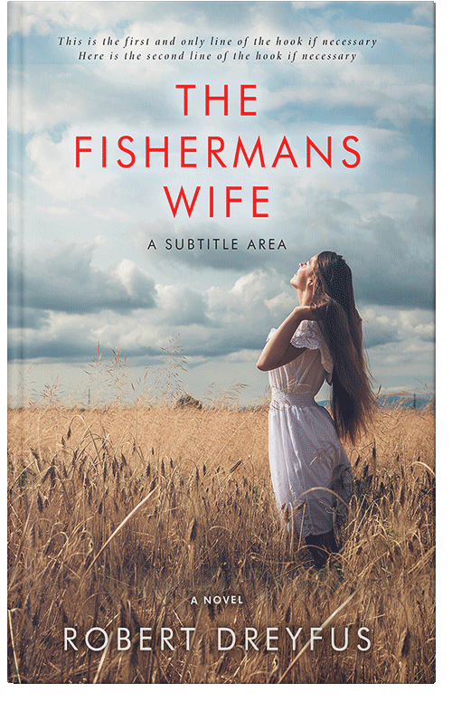 Front view of Premade Poetry Book Cover - Cloud