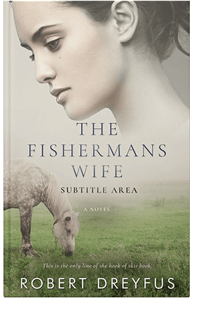 Pre Made Book Cover Foggy Gray