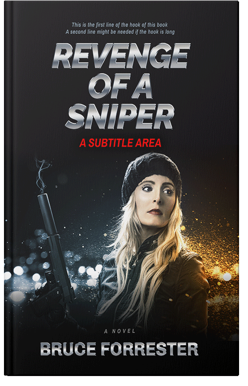 Front view of Premade Mystery & Thriller & Suspense Book Cover - Bison Hide