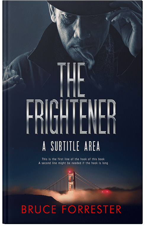 Front view of Premade Mystery & Thriller & Suspense Book Cover - Ebony