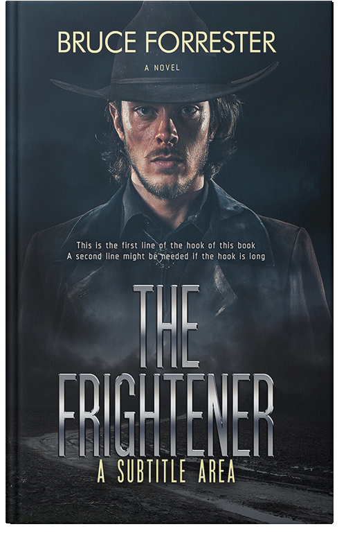 Front view of Premade Action & Adventure Book Cover - Mirage