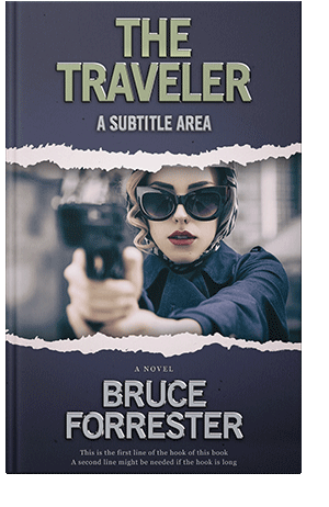 Pre Made Book Cover Ebony Clay