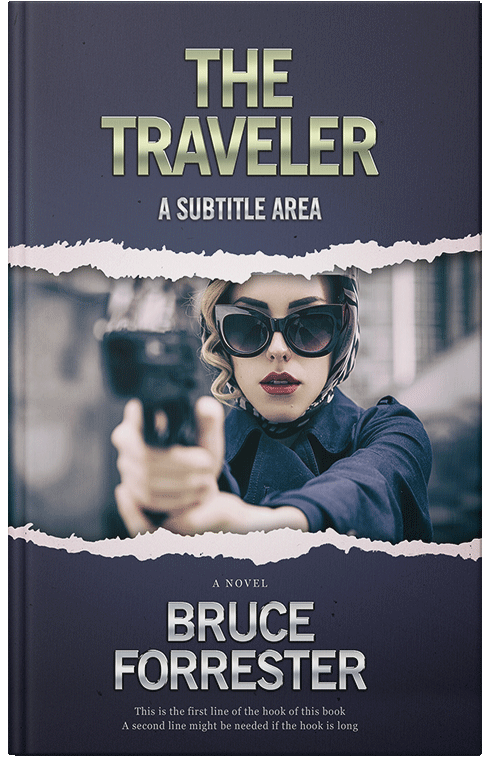 Front view of Premade Mystery & Thriller & Suspense Book Cover - Ebony Clay