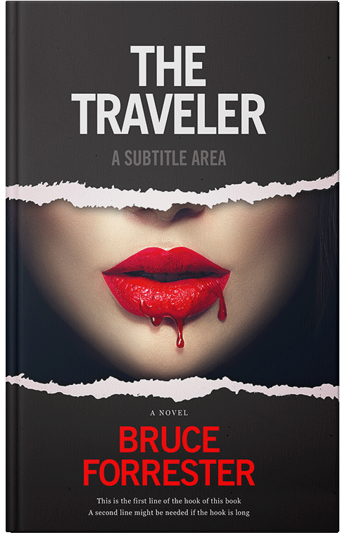 Front view of Premade Mystery & Thriller & Suspense Book Cover - Petite Orchid