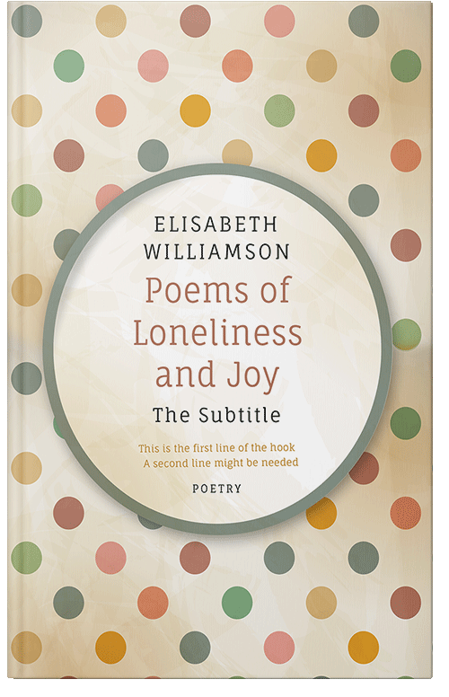 Front view of Premade Poetry Book Cover - Aths Special