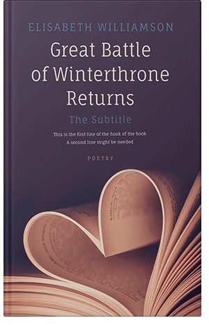 Premade Book Cover Cameo
