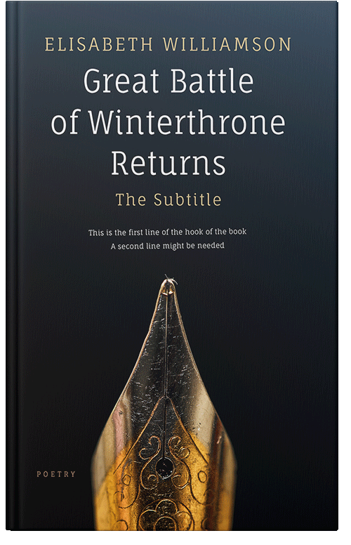 Front view of Premade Business Book Cover - Bunker