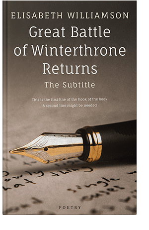 Pre Made Book Cover Sand Dune