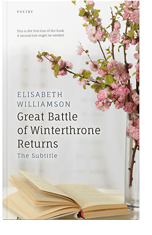 Pre Made Book Cover Pearl Bush