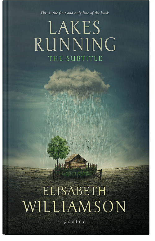 Front view of Premade Surreal Book Cover - Outer Space