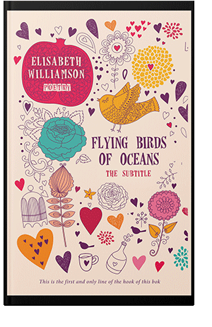 Pre Made Book Cover Maroon Flush