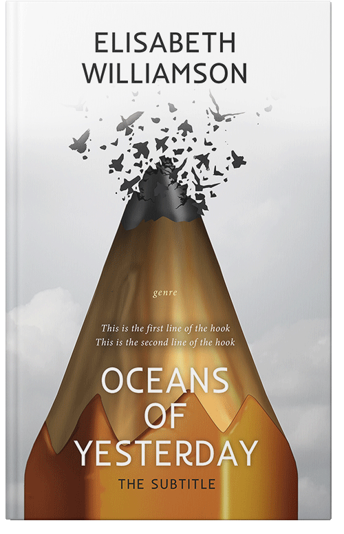 Front view of Premade Surreal Book Cover - Mercury