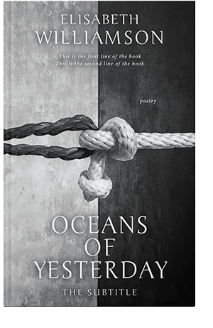 Pre Made Book Cover Silver Sand