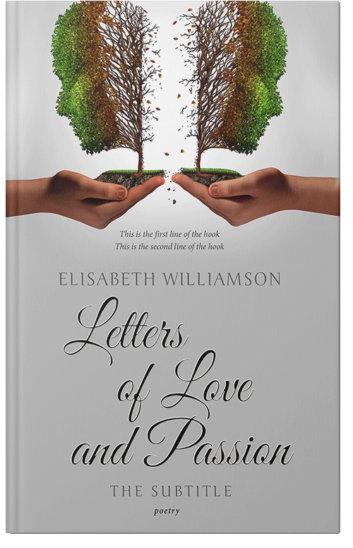 Front view of Premade Health & Mind & Body Book Cover - Cloud