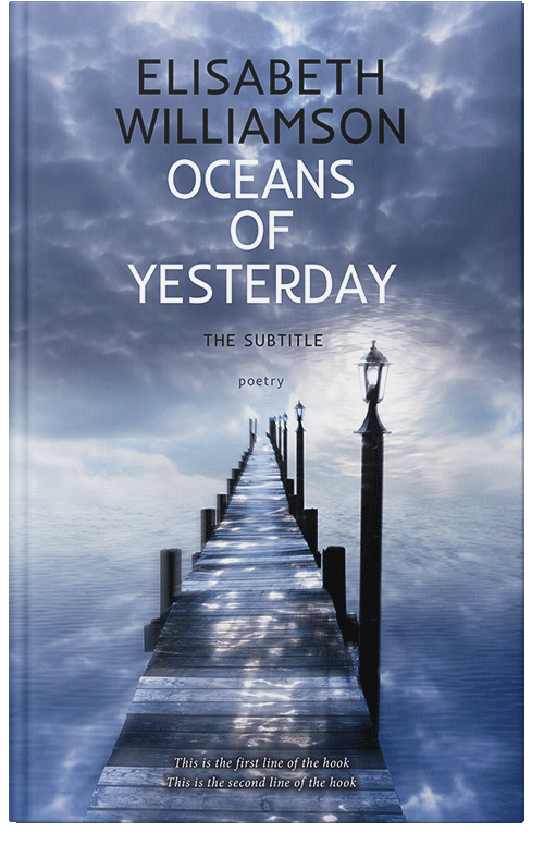 Front view of Premade Poetry Book Cover - Lynch