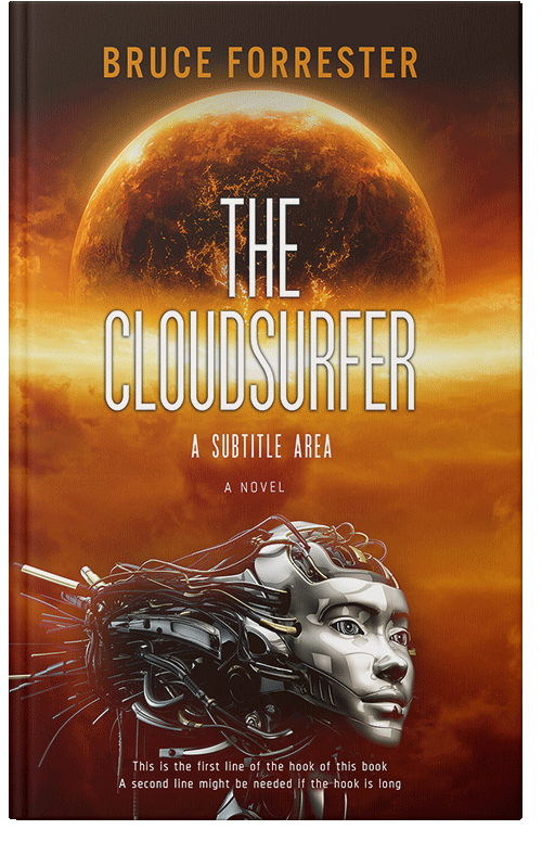 Front view of Premade Apocalyptica Book Cover - Van Cleef