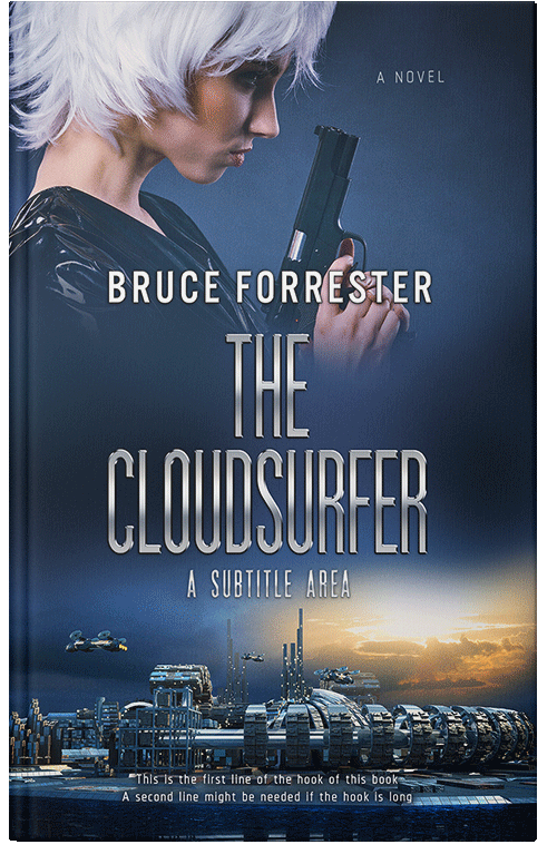 Front view of Premade Science Fiction Book Cover - Big Stone