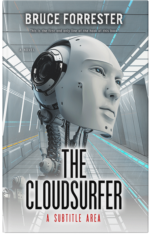 Front view of Premade Science Fiction Book Cover - Regent Gray