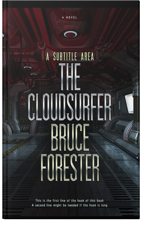 Front view of Premade Science Fiction Book Cover - Cocoa Brown