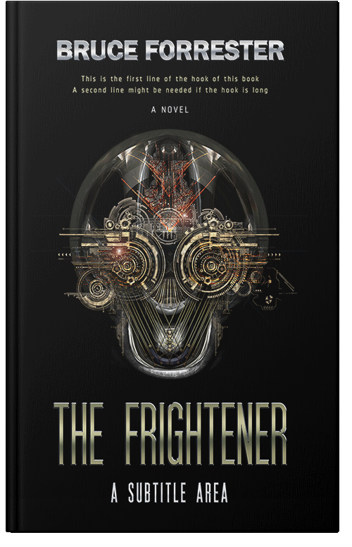 Front view of Premade Science Fiction Book Cover - Heathered Gray