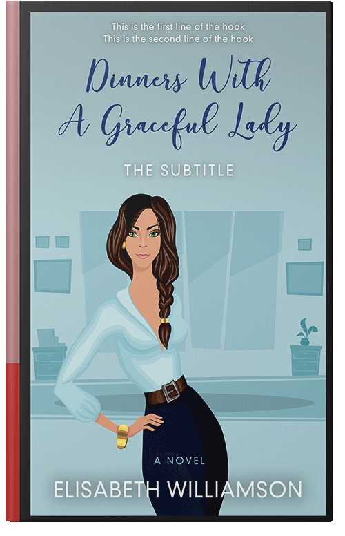 Front view of Premade Business Book Cover - Jungle Mist