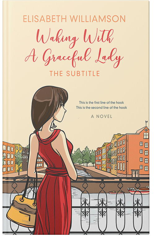 Front view of Premade Teen & Young Adult Book Cover - Coconut Cream