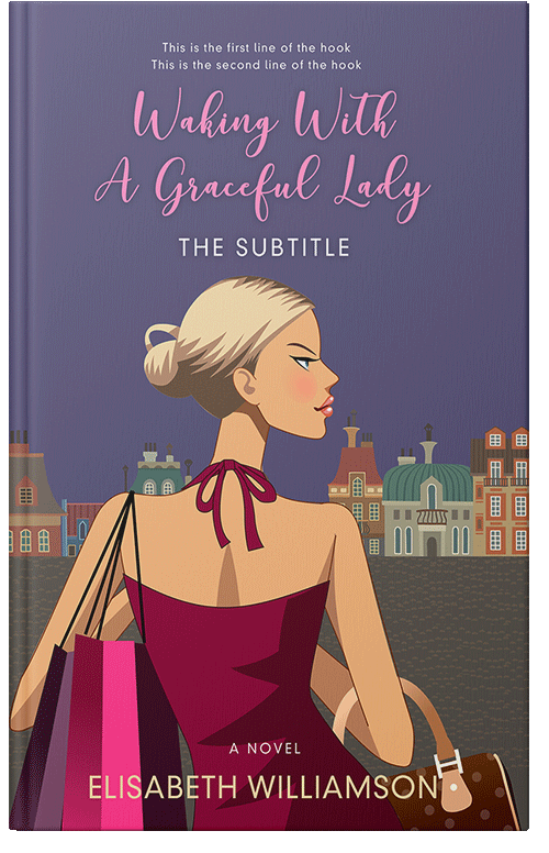 Front view of Premade Literary Fiction Book Cover - Mulled Wine