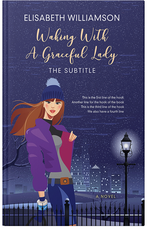 Front view of Premade Chick Lit Book Cover - Jacarta