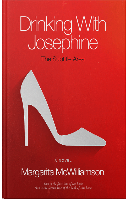 Front view of Premade Abstract Book Cover - Monza