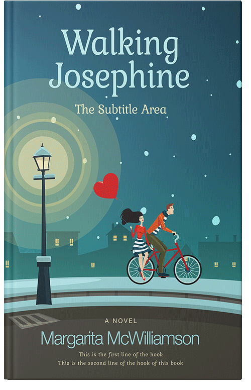 Front view of Premade Romance Book Cover - William