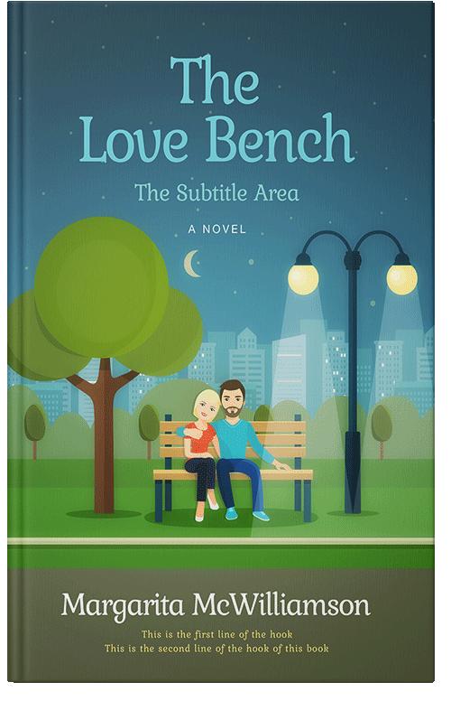 Front view of Premade Romance Book Cover - Killarney