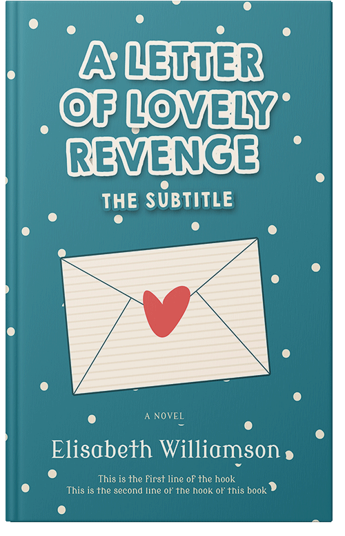 Front view of Premade Romance Book Cover - Linen