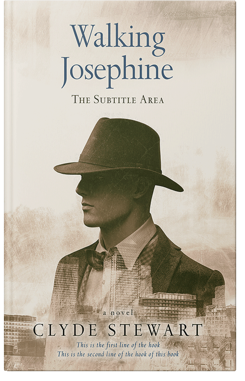 Front view of Premade Historical Book Cover - Pearl Bush