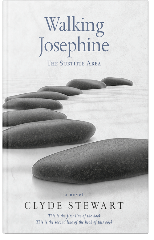 Front view of Premade Poetry Book Cover - Abbey