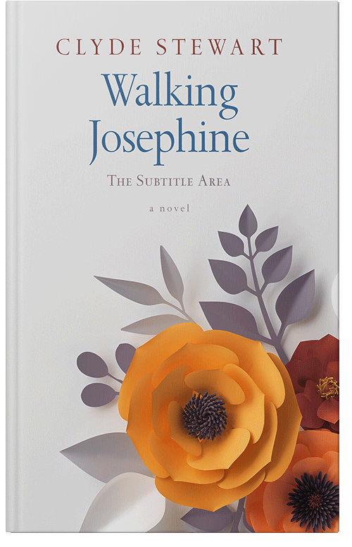 Front view of Premade Poetry Book Cover - Alto