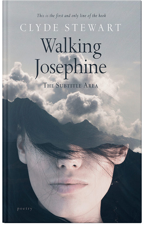 Front view of Premade Abstract Book Cover - Pale Slate