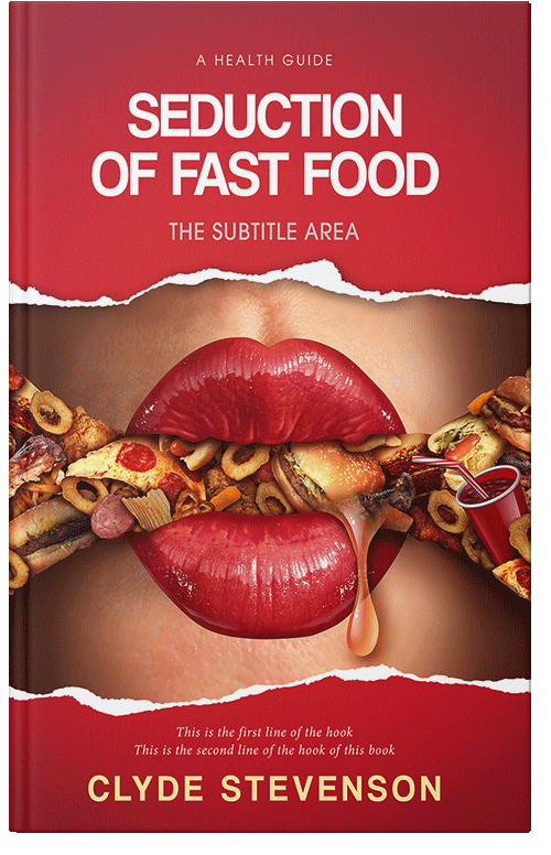 Front view of Premade Health & Mind & Body Book Cover - Tall Poppy