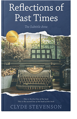 Pre Made Book Cover Pickled Bluewood