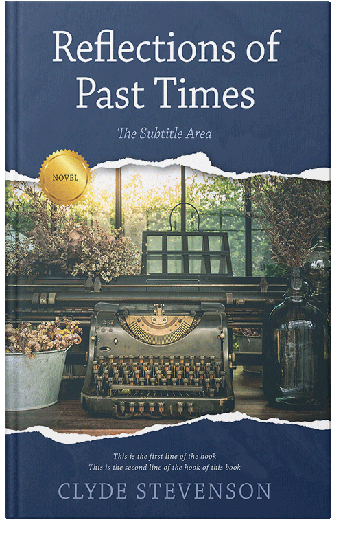 Front view of Premade Historical Book Cover - Pickled Bluewood