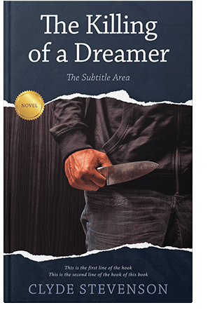 Pre Made Book Cover Steel Gray