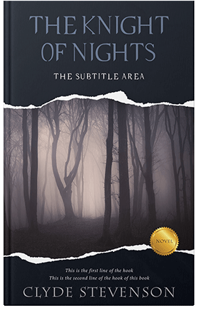 Pre Made Book Cover Steel Gray