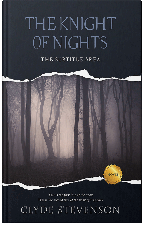 Front view of Premade Mystery & Thriller & Suspense Book Cover - Steel Gray