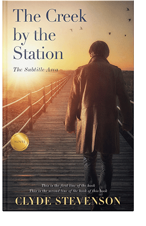 Pre Made Book Cover Gold Sand